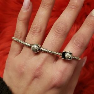 Pandora bracelet with charm
